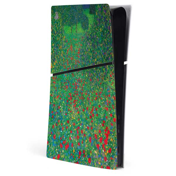 Poppy Field by Gustav Klimt PlayStation PS5 Skins