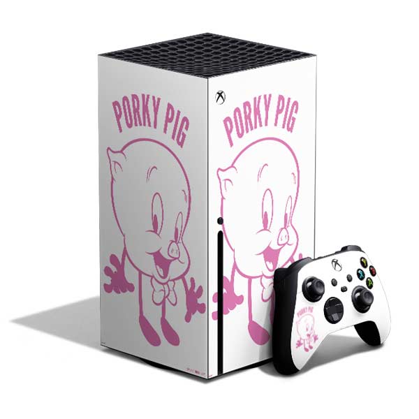 Looney Tunes Porky Pig Big Head Xbox Series X Skins