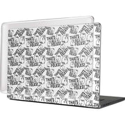 Looney Tunes Porky Pig Black and White MacBook Cases