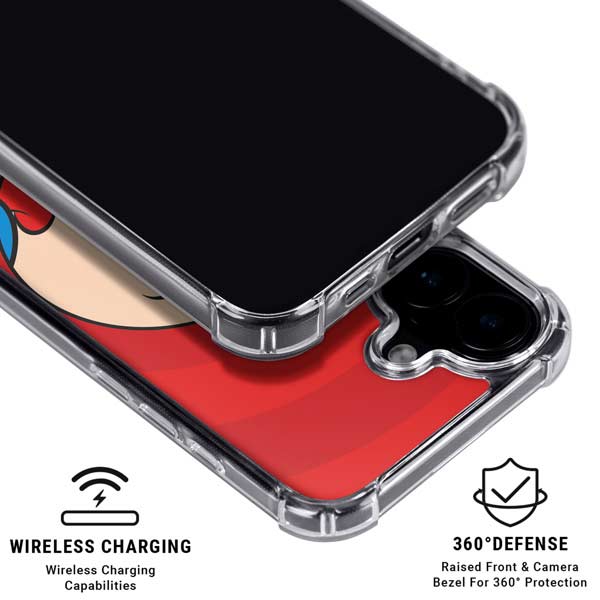 Looney Tunes Porky Pig Full iPhone 17 Clear Case