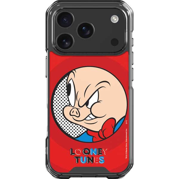 Looney Tunes Porky Pig Full iPhone 17 Pro Clear Case