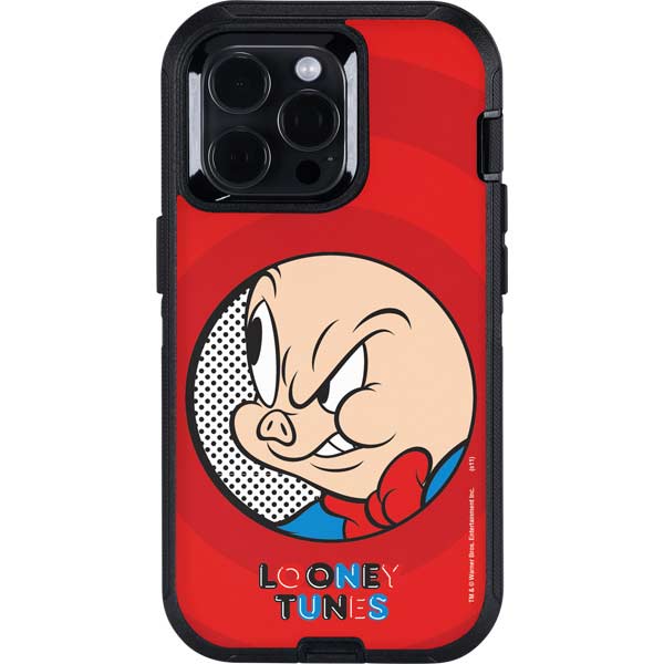 Looney Tunes Porky Pig Full Otterbox Defender iPhone Skin
