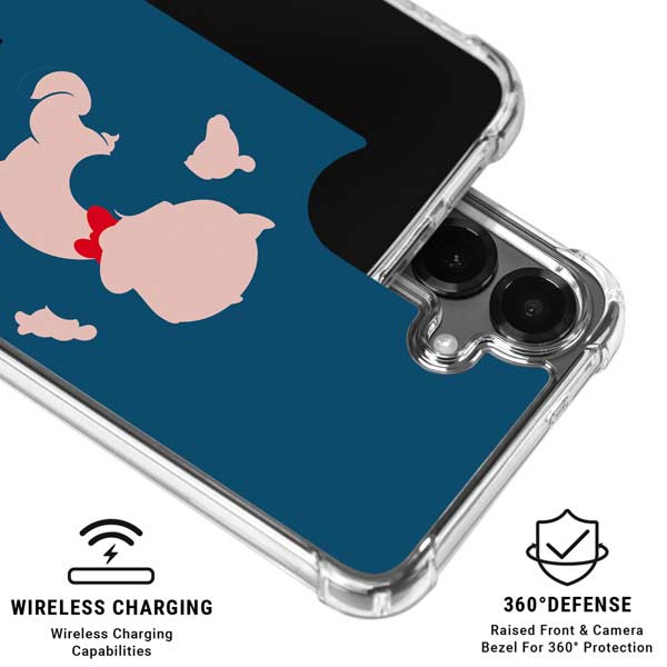 Looney Tunes Porky Pig Identity Galaxy S26 Plus Clear Case