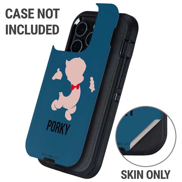 Looney Tunes Porky Pig Identity Otterbox Defender iPhone Skin