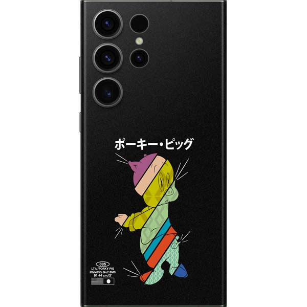 Looney Tunes Porky Pig Sliced Juxtapose Galaxy Skins
