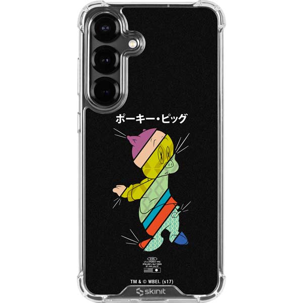 Looney Tunes Porky Pig Sliced Juxtapose Galaxy S26 Clear Case