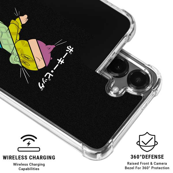 Looney Tunes Porky Pig Sliced Juxtapose Galaxy S26 Clear Case