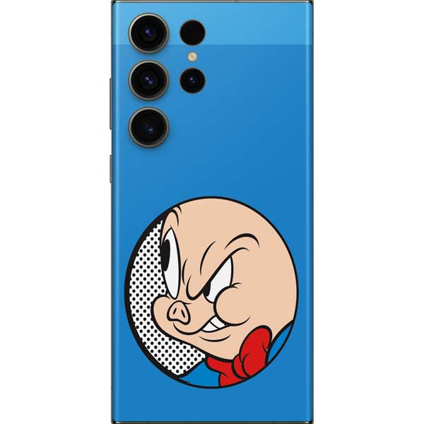 Looney Tunes Porky Pig Two Circles Galaxy Skins