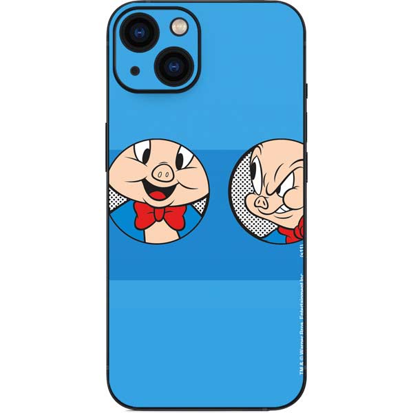Looney Tunes Porky Pig Two Circles iPhone Skins