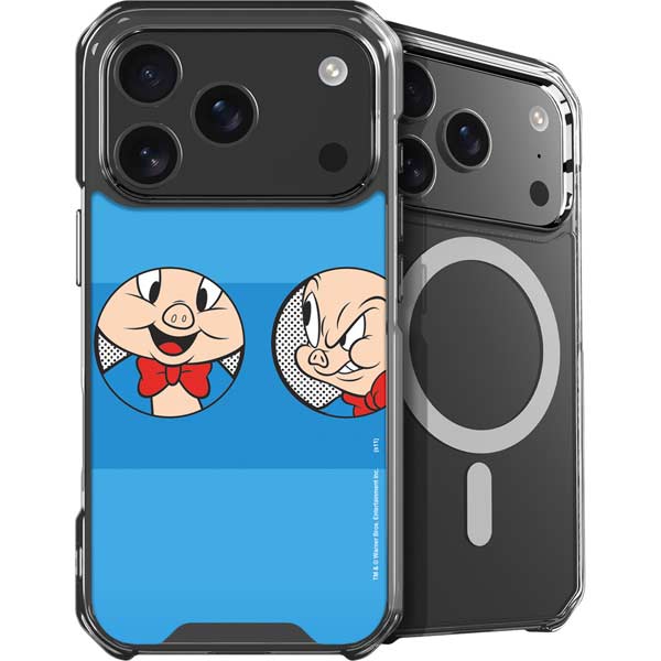 Looney Tunes Porky Pig Two Circles iPhone 17 Pro Max MagSafe Case