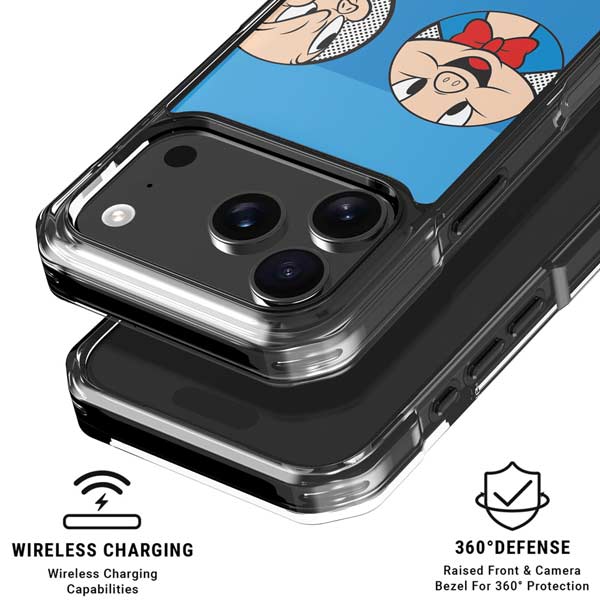 Looney Tunes Porky Pig Two Circles iPhone 17 Pro Max MagSafe Case