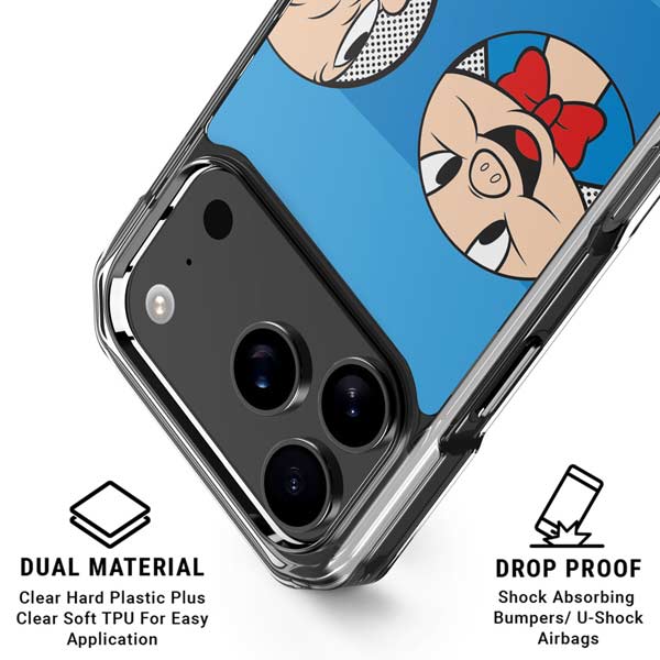 Looney Tunes Porky Pig Two Circles iPhone 17 Pro Max MagSafe Case