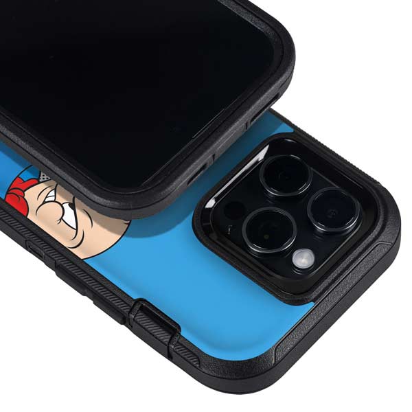 Looney Tunes Porky Pig Two Circles Otterbox Defender iPhone Skin