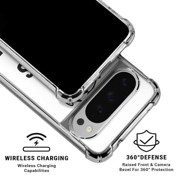 Looney Tunes Porky Thats All Folks Grid Google Pixel 10 Pro Clear Case