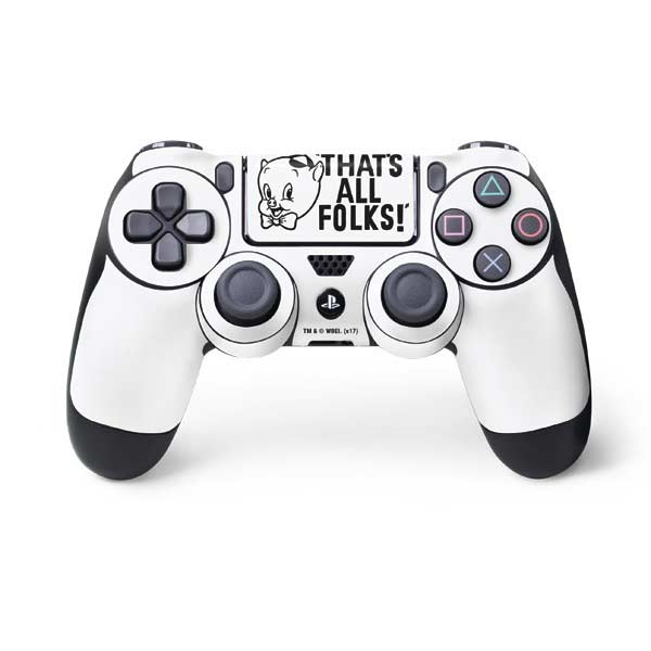 Looney Tunes Porky Thats All Folks Grid PlayStation PS4 Skins