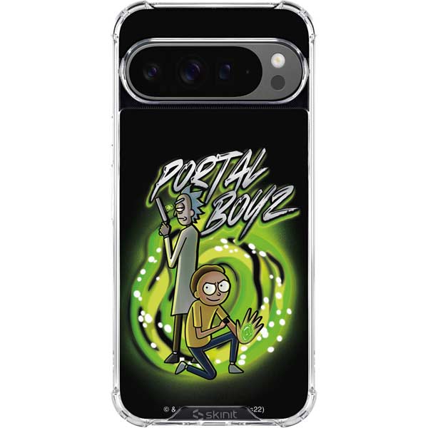 Adult Swim Rick and Morty Portal Boyz Google Pixel 10 Pro Clear Case