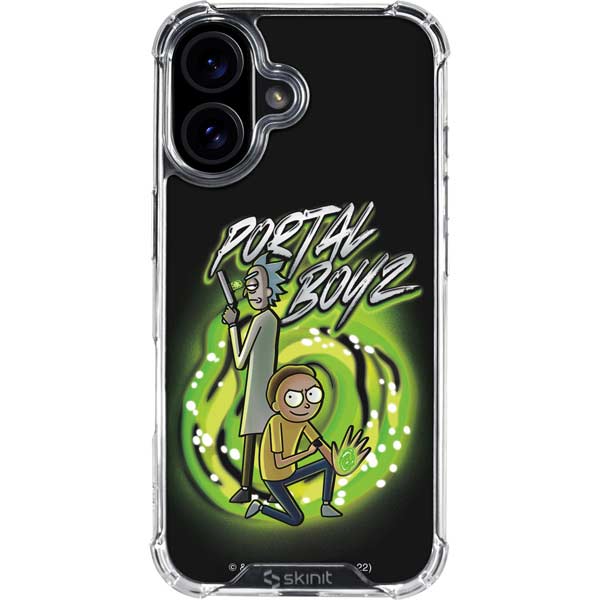 Adult Swim Rick and Morty Portal Boyz iPhone 17 Clear Case