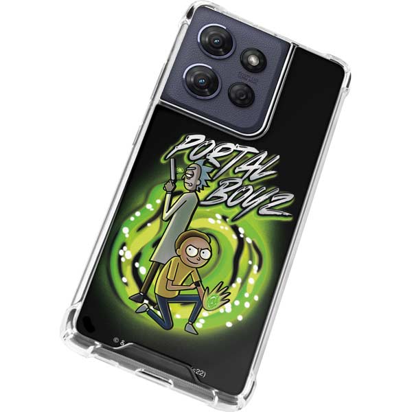 Adult Swim Rick and Morty Portal Boyz Moto G 5G (2025) Clear Case