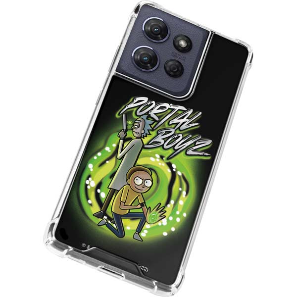 Adult Swim Rick and Morty Portal Boyz Moto G Power 5G (2025) Clear Case