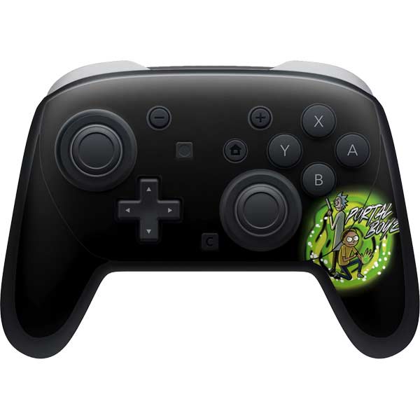 Adult Swim Rick and Morty Portal Boyz Nintendo Switch 2 (2025) Pro Controller Skin