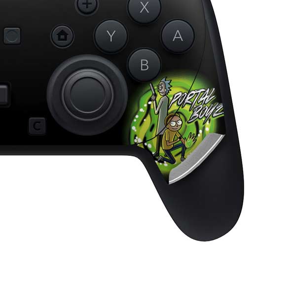 Adult Swim Rick and Morty Portal Boyz Nintendo Switch 2 (2025) Pro Controller Skin