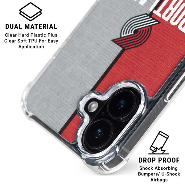 NBA Portland Trail Blazers Canvas iPhone 17 MagSafe Case