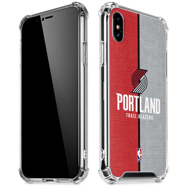 NBA Portland Trail Blazers Canvas iPhone X/XS Clear Case