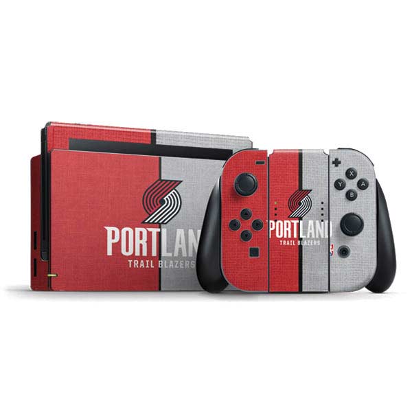 NBA Portland Trail Blazers Canvas Nintendo Skins