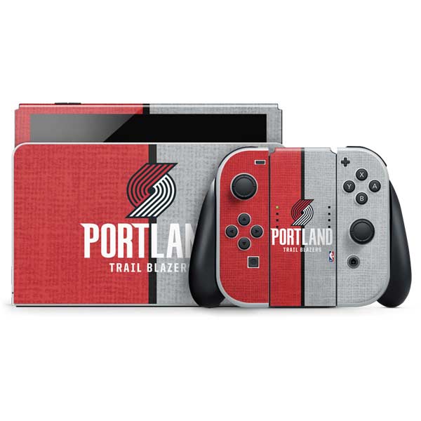 NBA Portland Trail Blazers Canvas Nintendo Skins