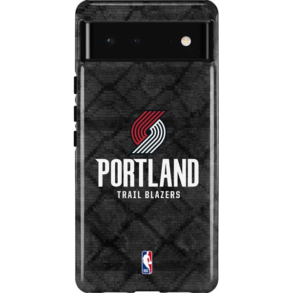 NBA Portland Trail Blazers Dark Rust Pixel Cases