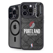 NBA Portland Trail Blazers Dark Rust iPhone 14 Pro Kickstand Case