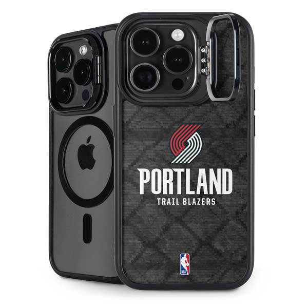 NBA Portland Trail Blazers Dark Rust iPhone 14 Pro Kickstand Case