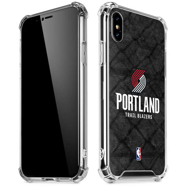 NBA Portland Trail Blazers Dark Rust iPhone X/XS Clear Case