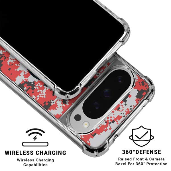 NBA Portland Trail Blazers Digi Camo Google Pixel 10 Pro Clear Case
