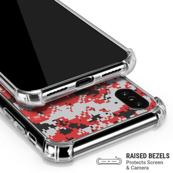 NBA Portland Trail Blazers Digi Camo iPhone X/XS Clear Case