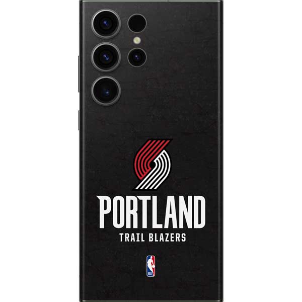 NBA Portland Trail Blazers Distressed Galaxy Skins