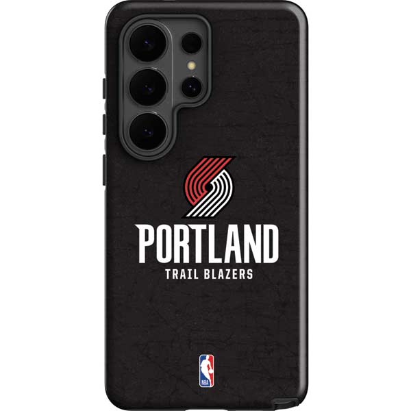 NBA Portland Trail Blazers Distressed Galaxy S26 Ultra Impact Case