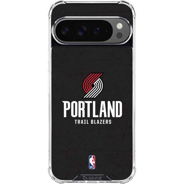 NBA Portland Trail Blazers Distressed Google Pixel 10 Pro Clear Case
