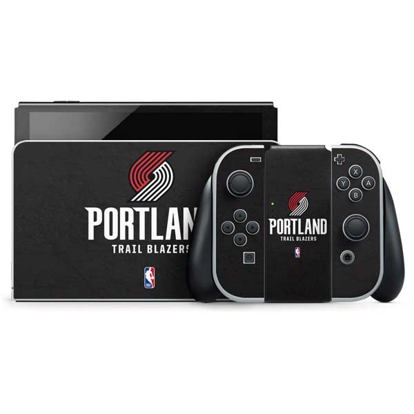 NBA Portland Trail Blazers Distressed Nintendo Skins