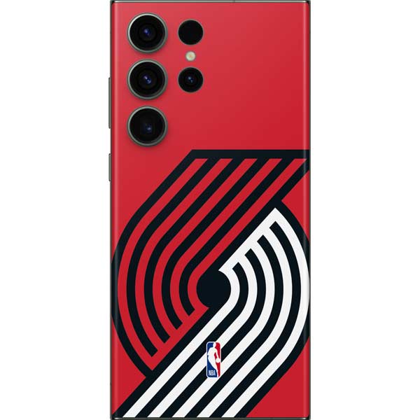 NBA Portland Trail Blazers Large Logo Galaxy Skins