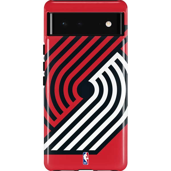 NBA Portland Trail Blazers Large Logo Pixel Cases