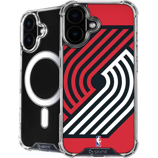 NBA Portland Trail Blazers Large Logo iPhone 16 MagSafe Case
