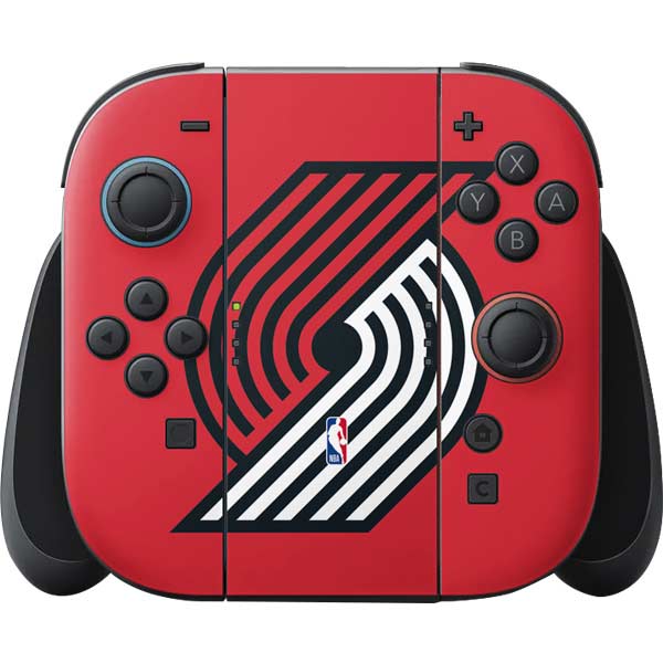 NBA Portland Trail Blazers Large Logo Nintendo Skins