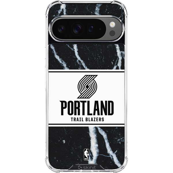 NBA Portland Trail Blazers Marble Google Pixel 10 Pro Clear Case