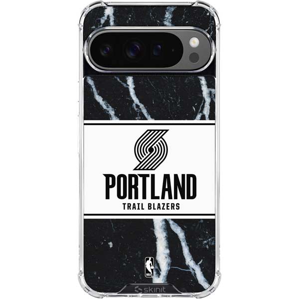 NBA Portland Trail Blazers Marble Google Pixel 10 Pro XL Clear Case