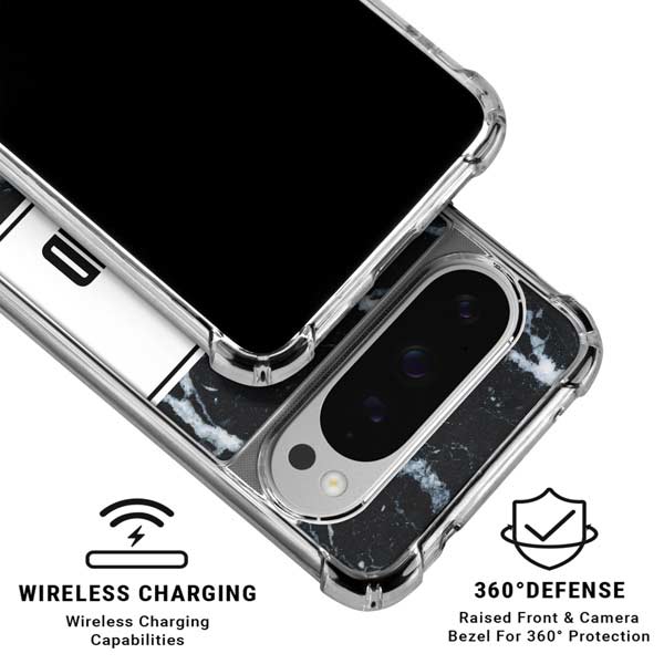 NBA Portland Trail Blazers Marble Google Pixel 10 Pro XL Clear Case
