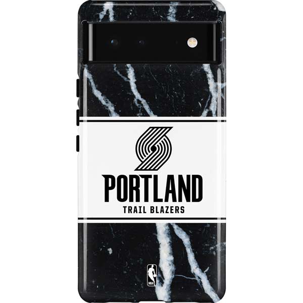 NBA Portland Trail Blazers Marble Pixel Cases