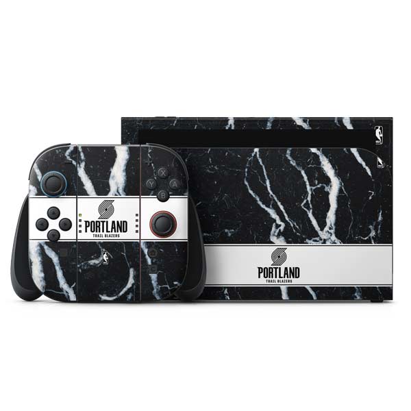 NBA Portland Trail Blazers Marble Nintendo Skins