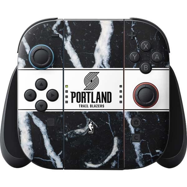NBA Portland Trail Blazers Marble Nintendo Skins