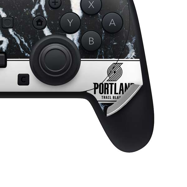 NBA Portland Trail Blazers Marble Nintendo Switch 2 (2025) Pro Controller Skin